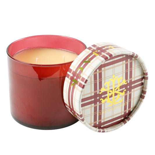 Apple Jack 2 Wick with Decorative Lid Candle