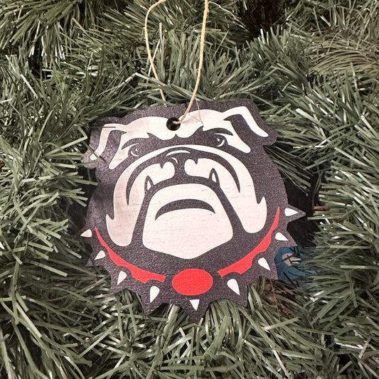 Bulldog Christmas Ornament