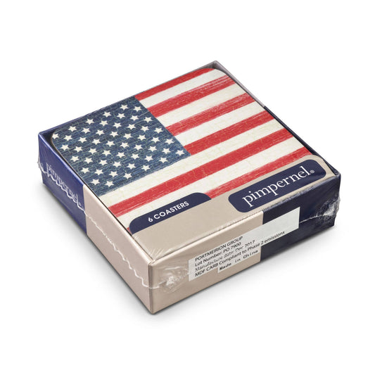 American Flag Coasters Set of 6