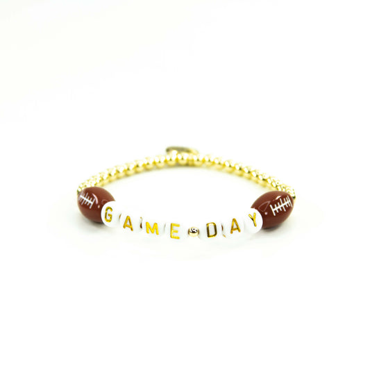 Game Day Football Bracelet