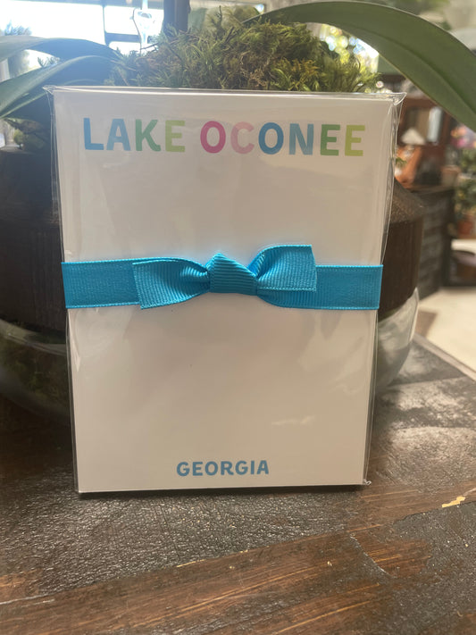 Lake Oconee Georgia Notepad